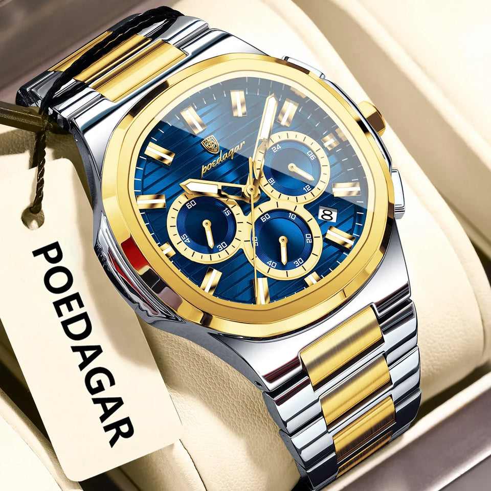 45mm Luminous Waterproof Watch - Sher's Boutique