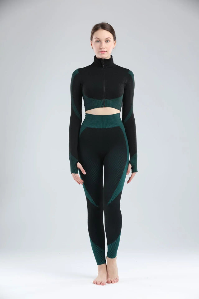 Nylon Spandex Women's Yoga Set - Sher's Boutique