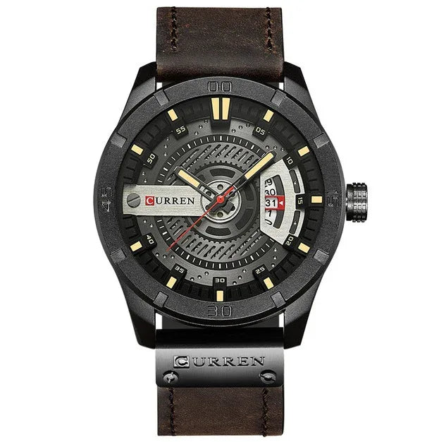 Men's 45mm Military Watch - Sher's Boutique
