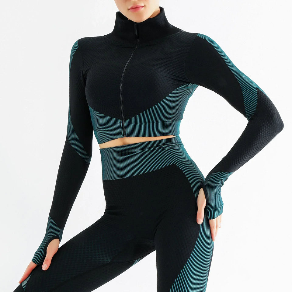 Nylon Spandex Women's Yoga Set - Sher's Boutique
