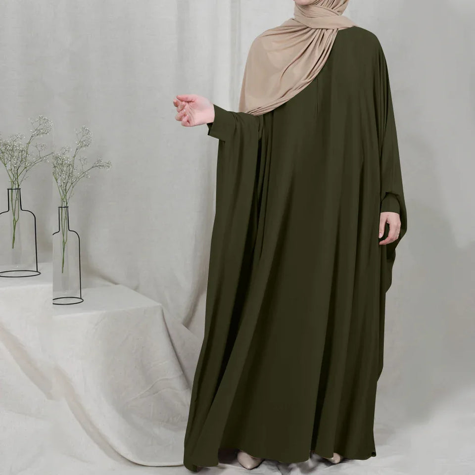 Polyester Embroidered Abaya - Sher's Boutique