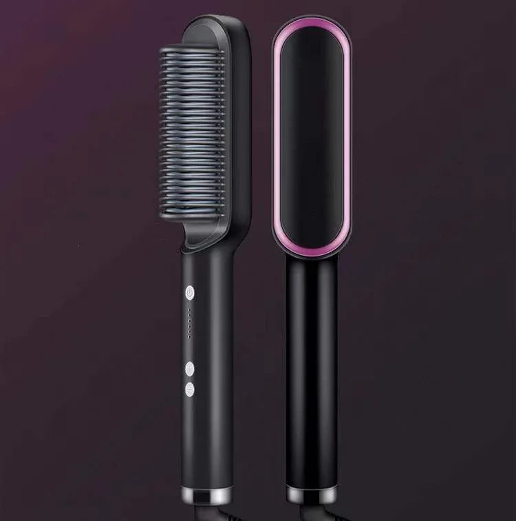 Hair Straightener Curling Brush - Sher's Boutique