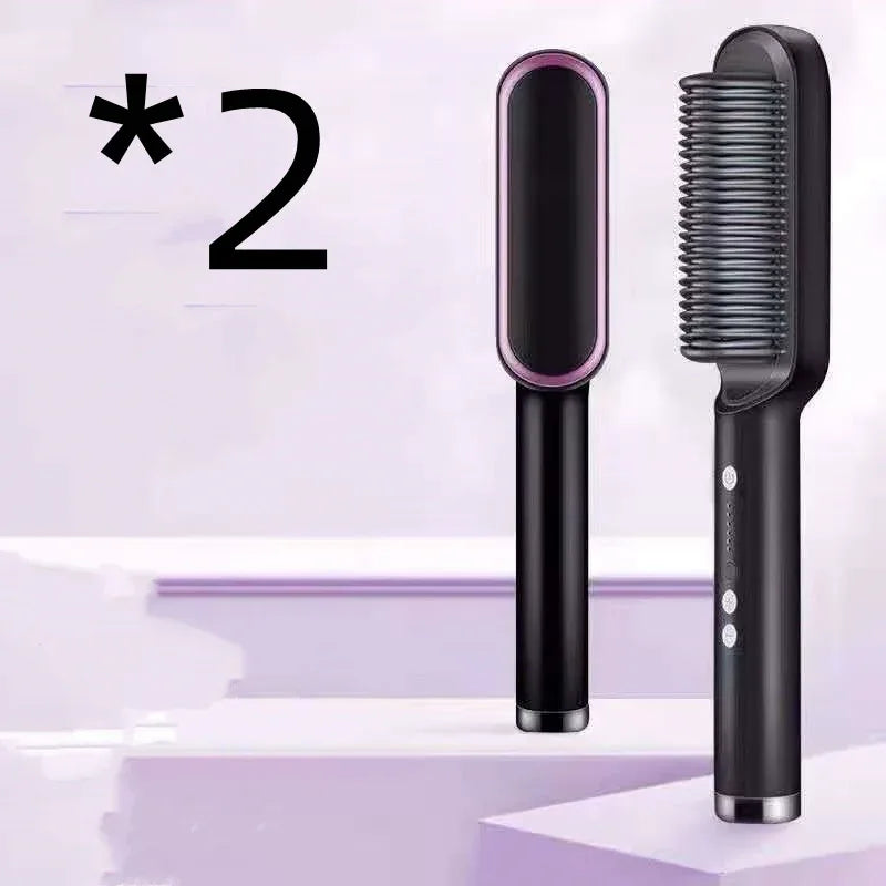 Hair Straightener Curling Brush - Sher's Boutique