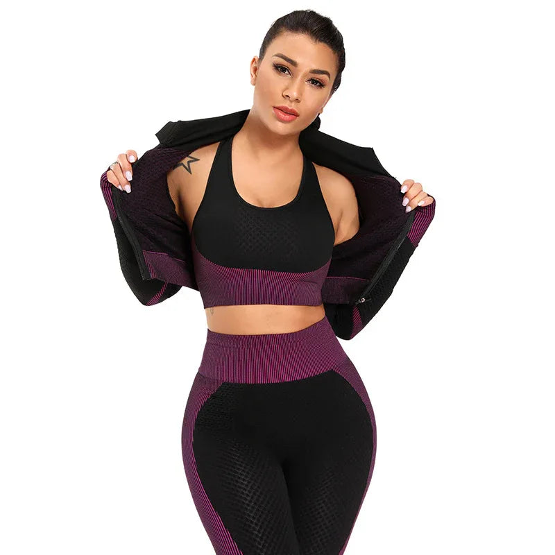 Nylon Spandex Women's Yoga Set - Sher's Boutique