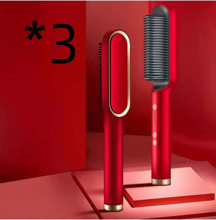 Hair Straightener Curling Brush - Sher's Boutique