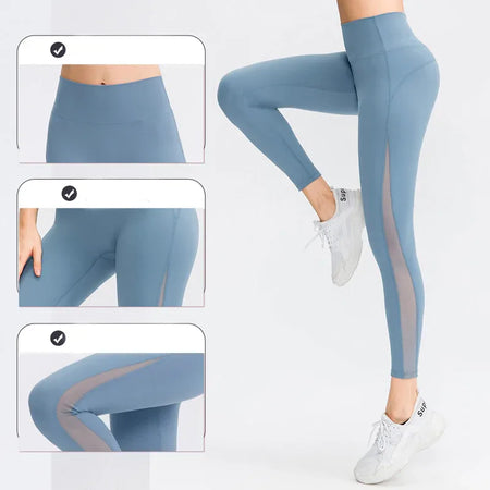 High Waisted Yoga Leggings - Sher's Boutique