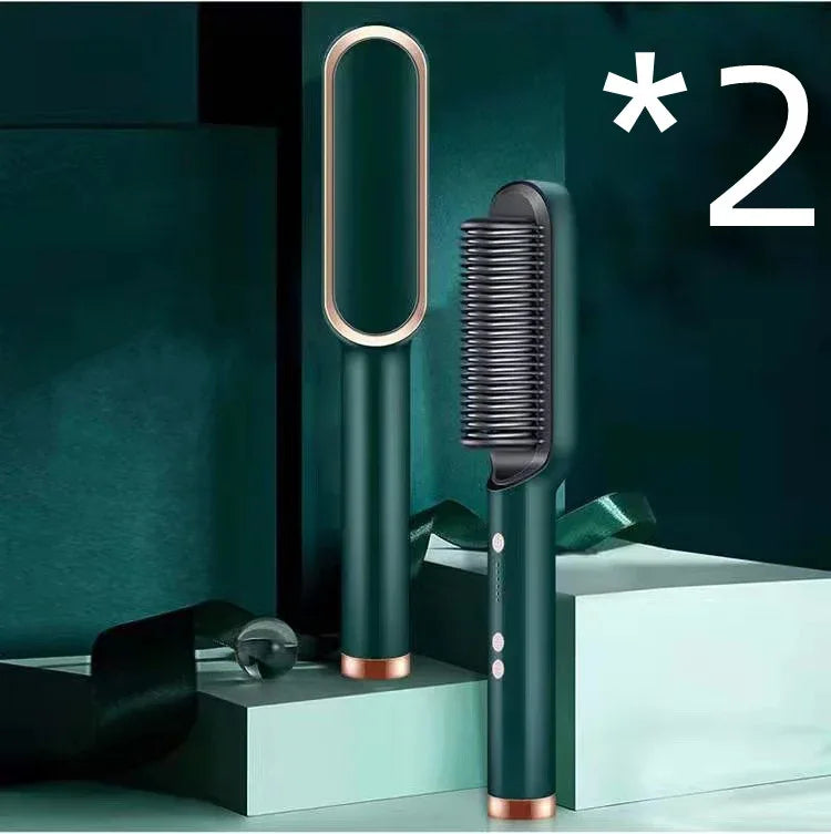 Hair Straightener Curling Brush - Sher's Boutique