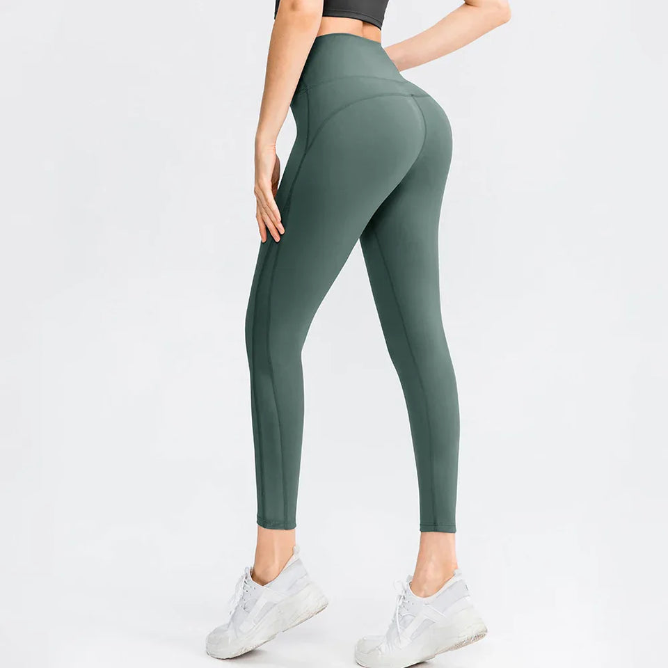 High Waisted Yoga Leggings - Sher's Boutique