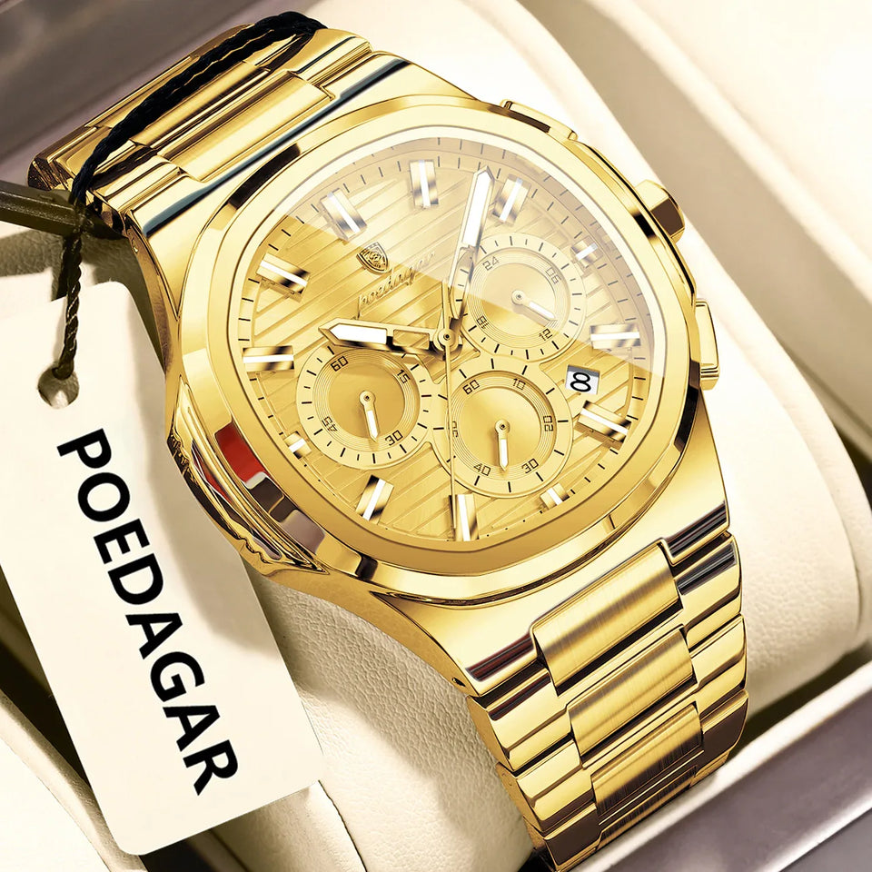 45mm Luminous Waterproof Watch - Sher's Boutique