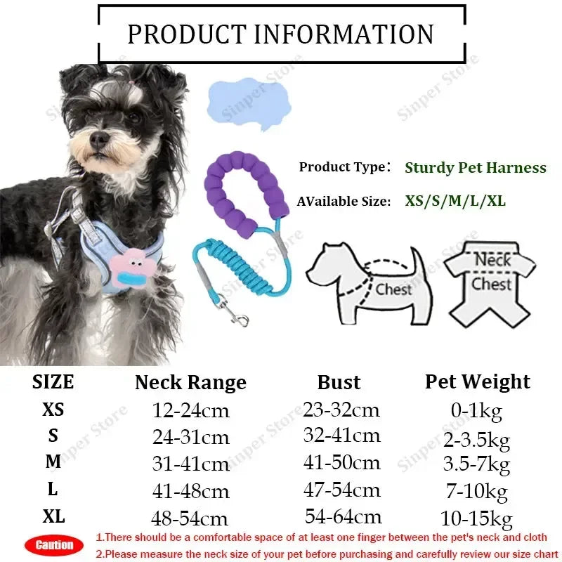 No-Pull Dog Harness Set - Sher's Boutique