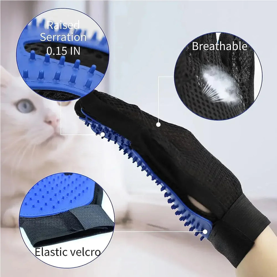 Pet Grooming Glove Brush - Sher's Boutique