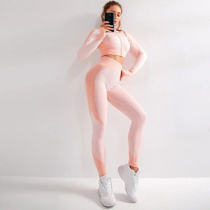 Nylon Spandex Women's Yoga Set - Sher's Boutique