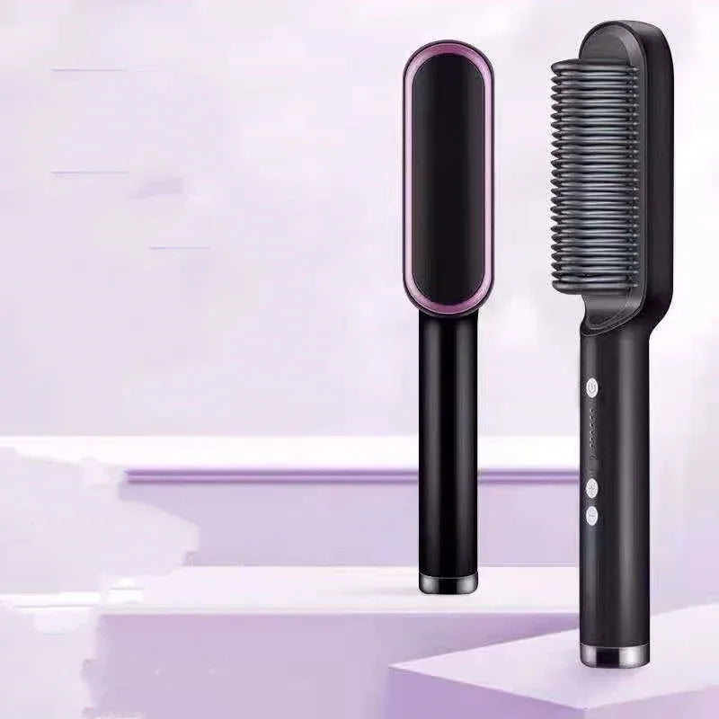 Hair Straightener Curling Brush - Sher's Boutique