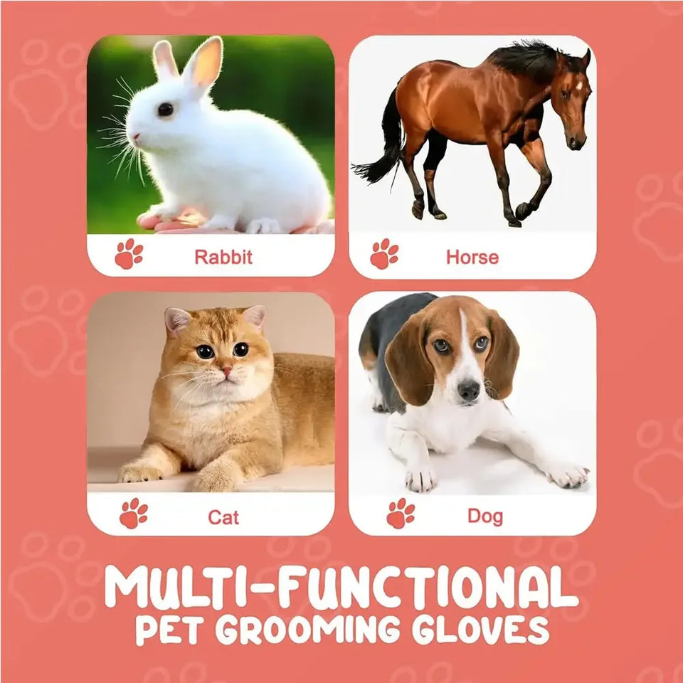 Pet Grooming Glove Brush - Sher's Boutique