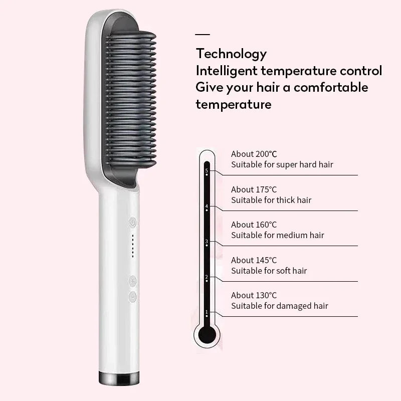 Hair Straightener Curling Brush - Sher's Boutique