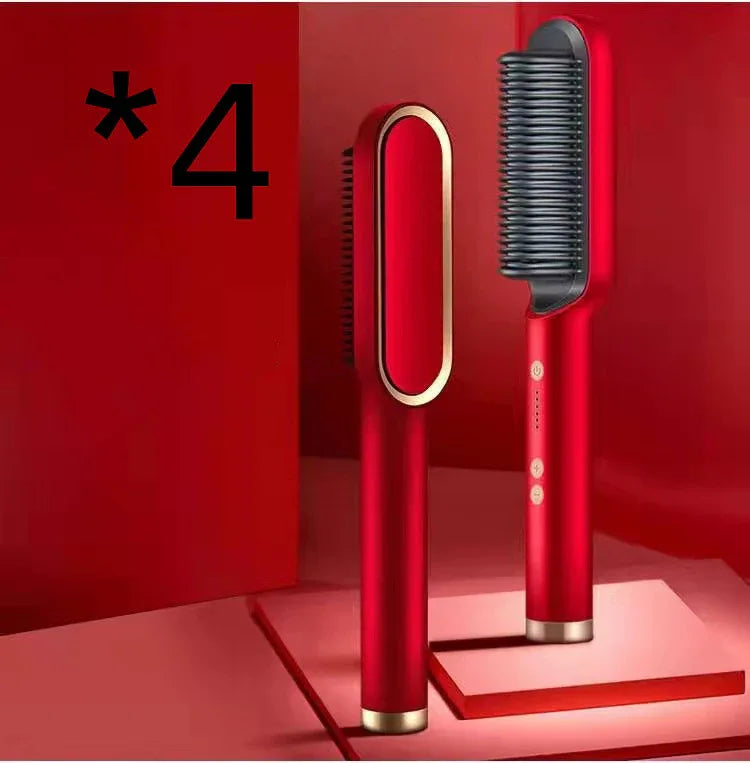 Hair Straightener Curling Brush - Sher's Boutique