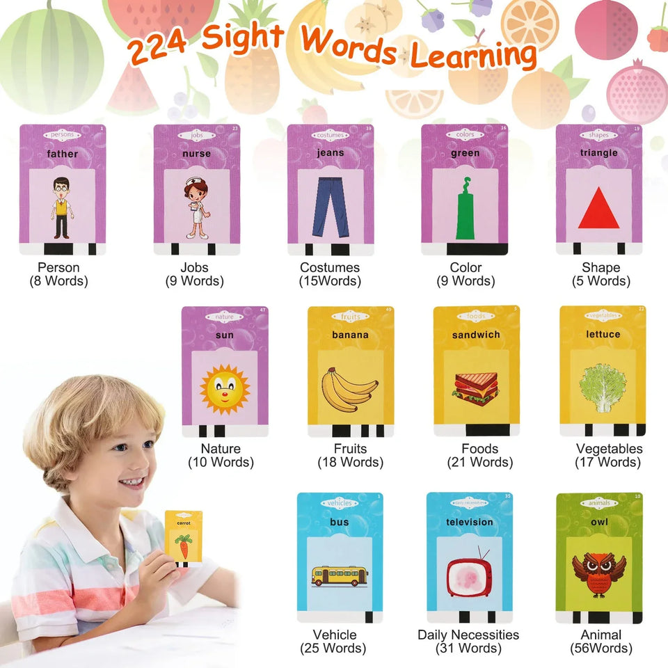 Talking Flash Cards For Toddlers - Sher's Boutique