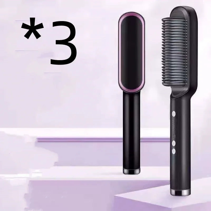 Hair Straightener Curling Brush - Sher's Boutique