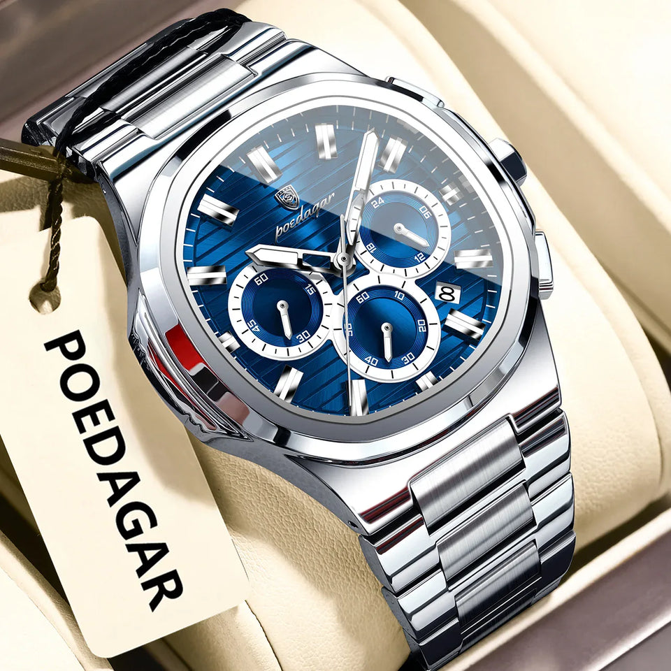 45mm Luminous Waterproof Watch - Sher's Boutique