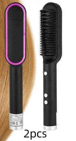 Hair Straightener Curling Brush - Sher's Boutique