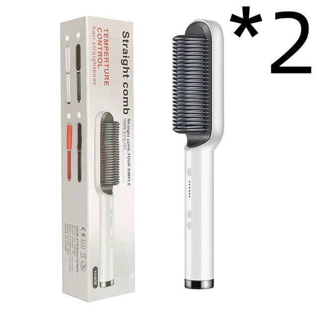 Hair Straightener Curling Brush - Sher's Boutique