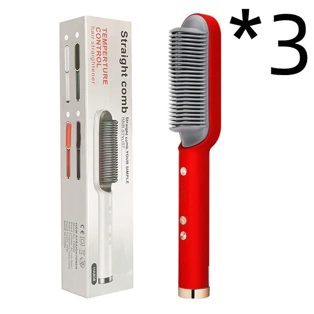 Hair Straightener Curling Brush - Sher's Boutique