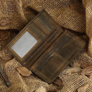 Horse Leather Long Wallet - Sher's Boutique